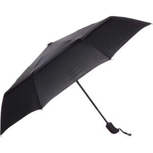 Basics Round Travel Umbrella for Rain, Wind-proof Compact Umbrella